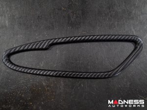 Alfa Romeo Stelvio Interior Door Handle Trim Kit - Carbon Fiber - Pre '20 models - Feroce Carbon Alfa Romeo Stelvio Interior Door Handle Trim Kit - Carbon Fiber - Pre '20 models - Feroce Carbon